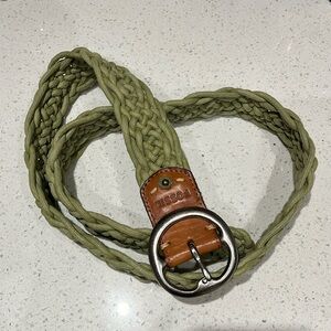 FOSSIL light green belt